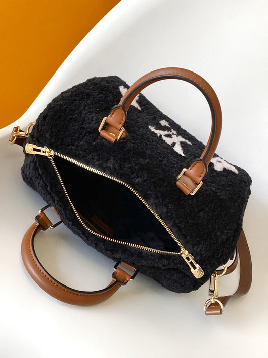 Fuzzy LV bag